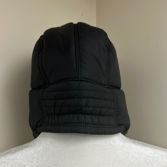 Coach Black and Gray Trapper Hat with Ear Flaps - Picture 3 of 5
